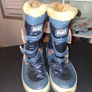 Keds  Blue and Brown Snow Boots Size 9